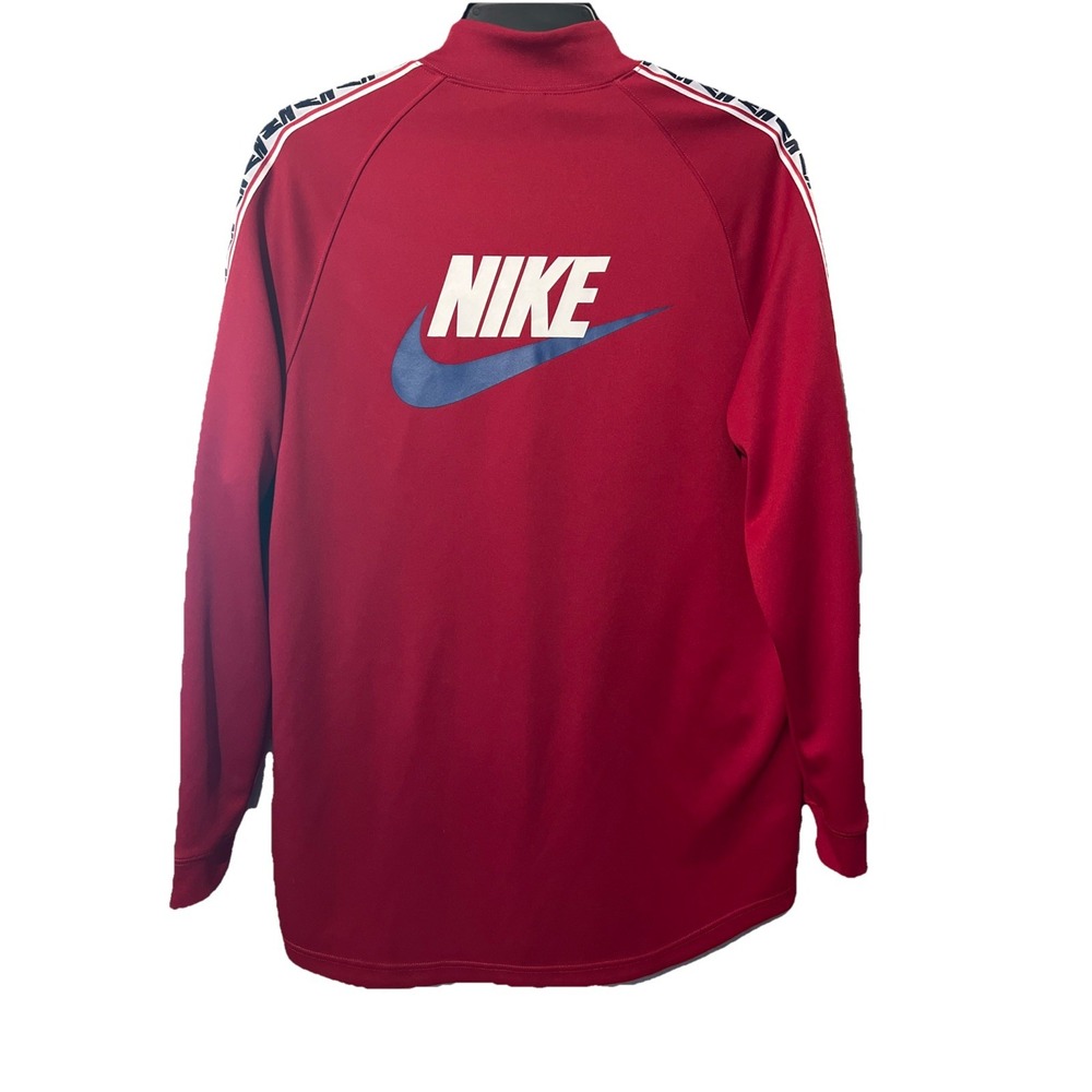 Nike Track Suit Jacket Full Zip Great Design Size LG - Picture 8 of 10